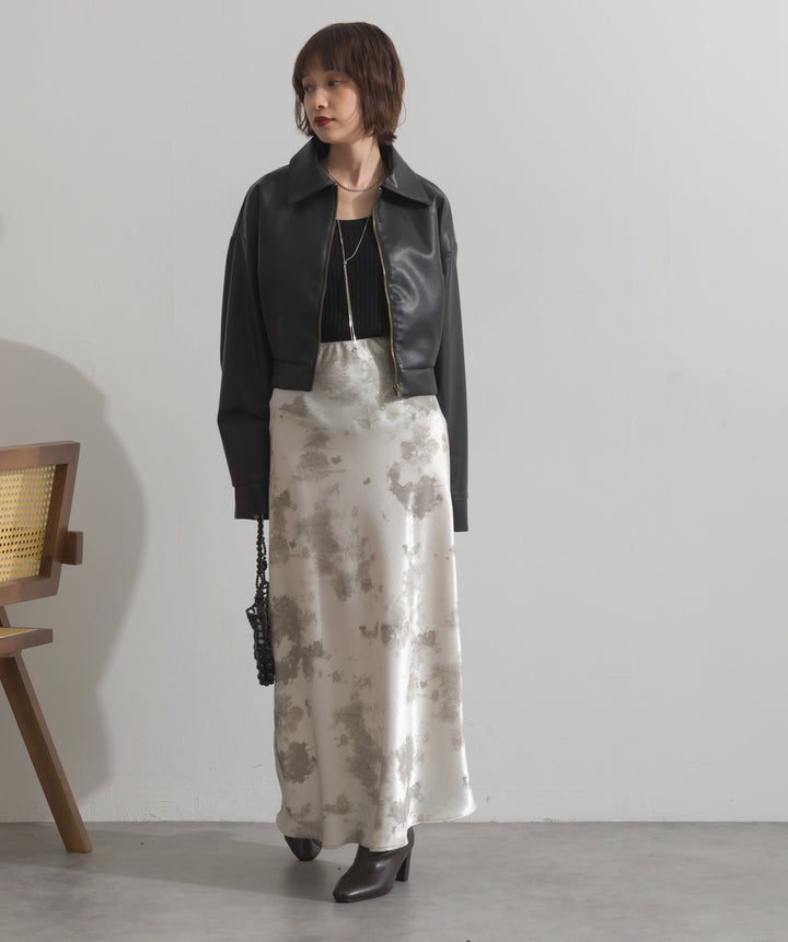 襟付きブルゾン