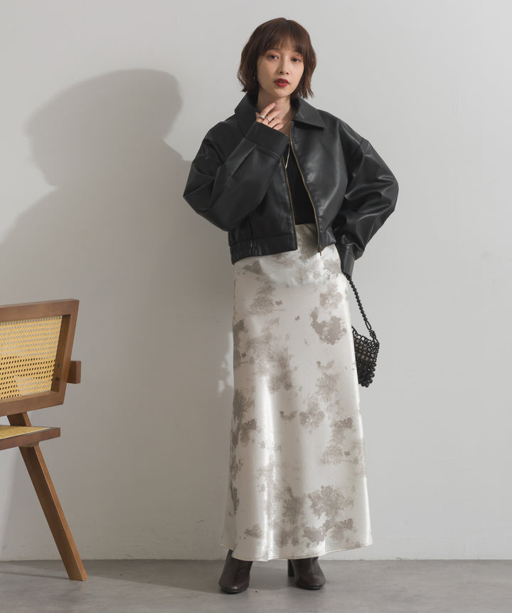 襟付きブルゾン