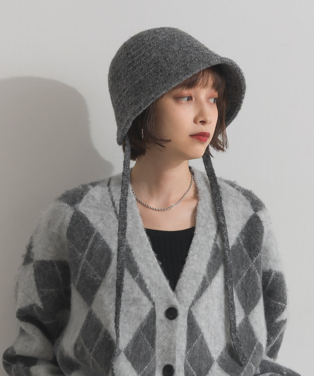 ニットボンネットハット