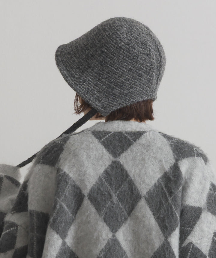 ニットボンネットハット