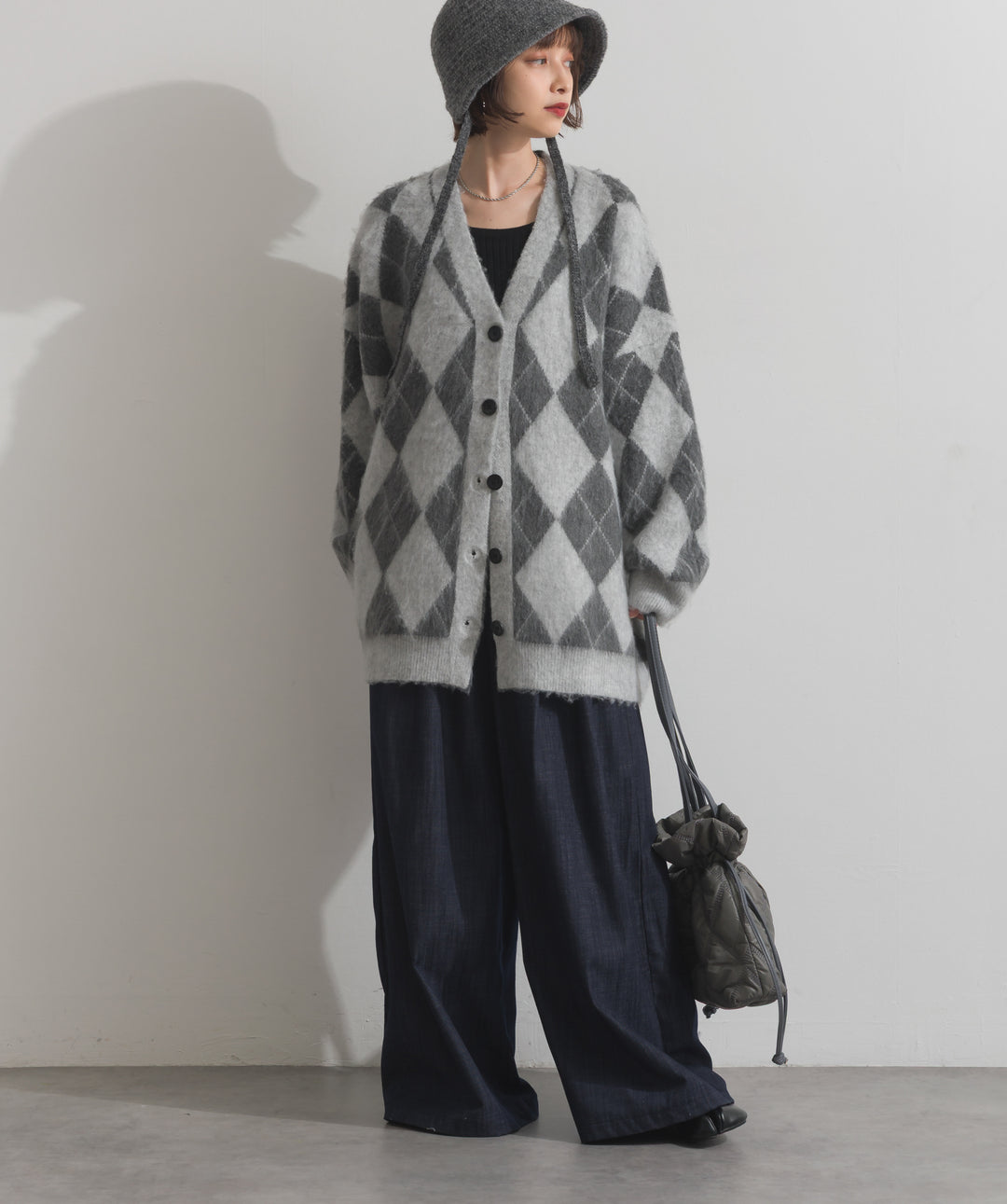 キルティングショルダーバッグ