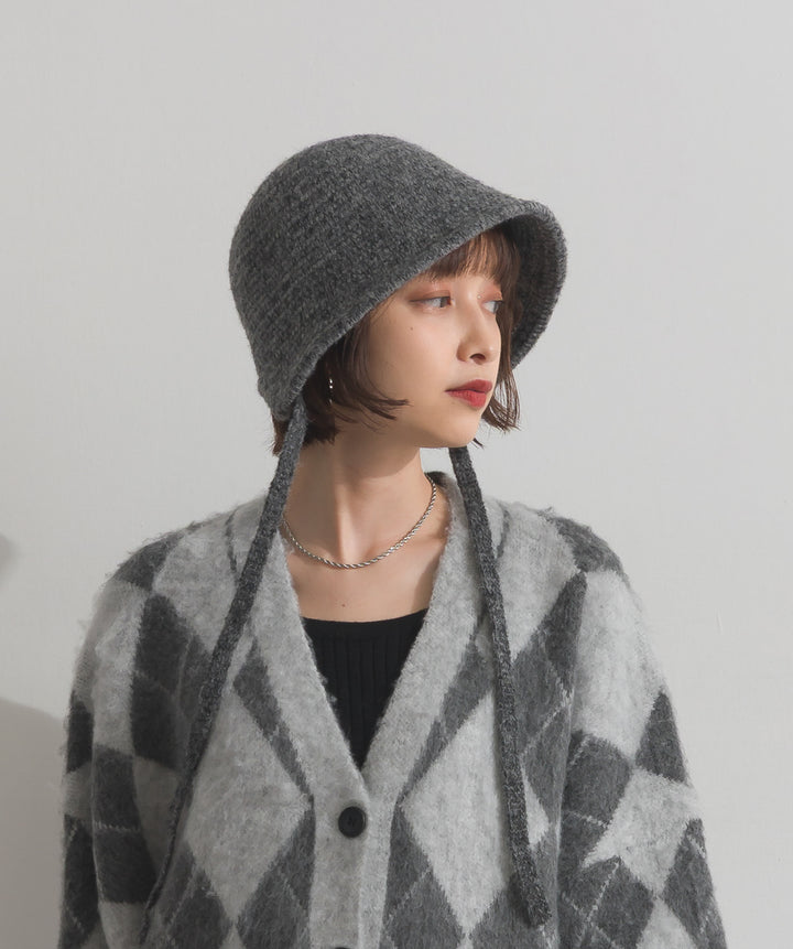 ニットボンネットハット