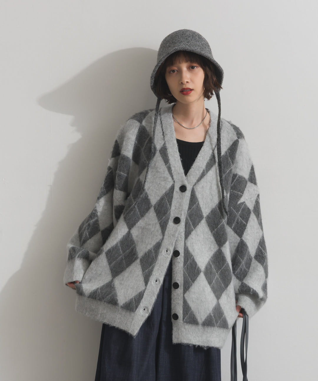 ニットボンネットハット