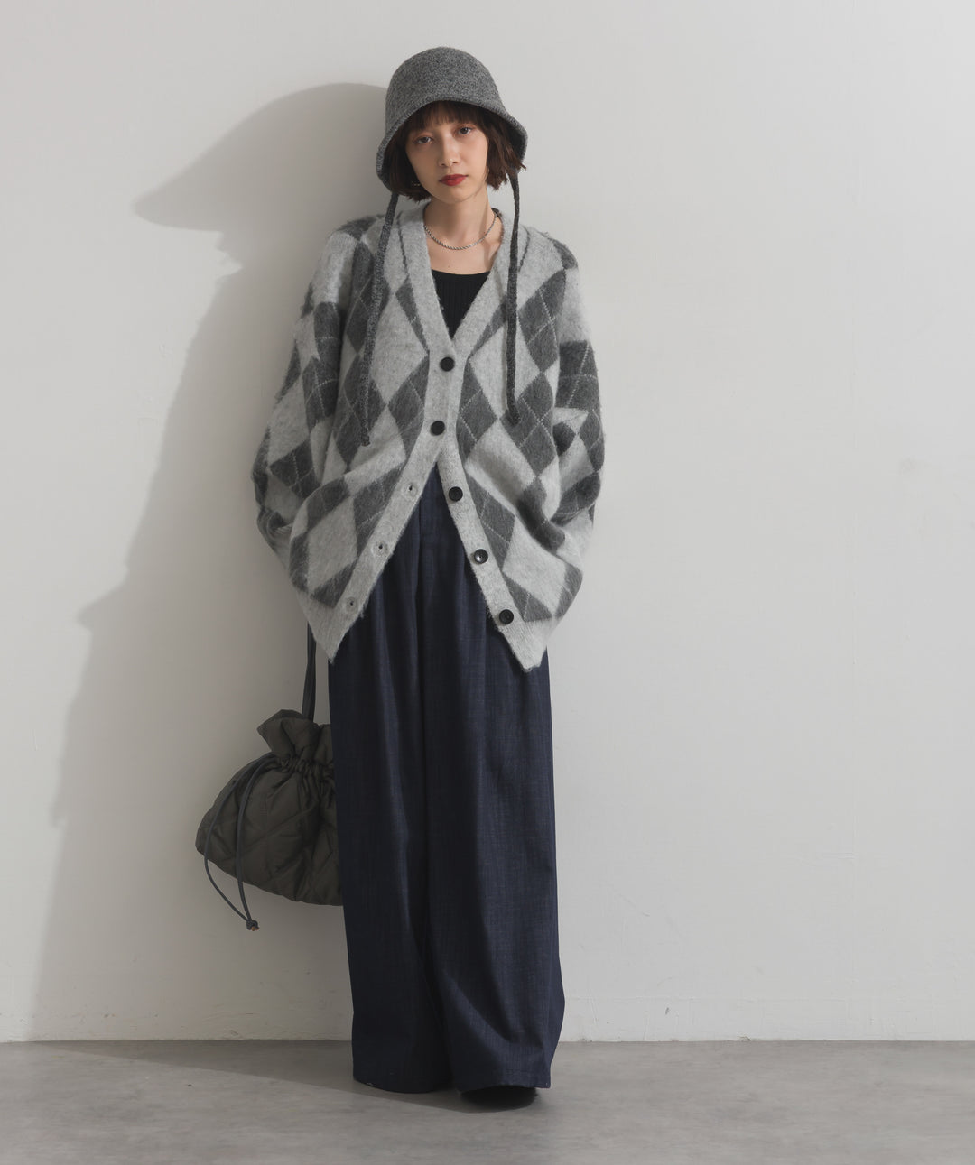 キルティングショルダーバッグ