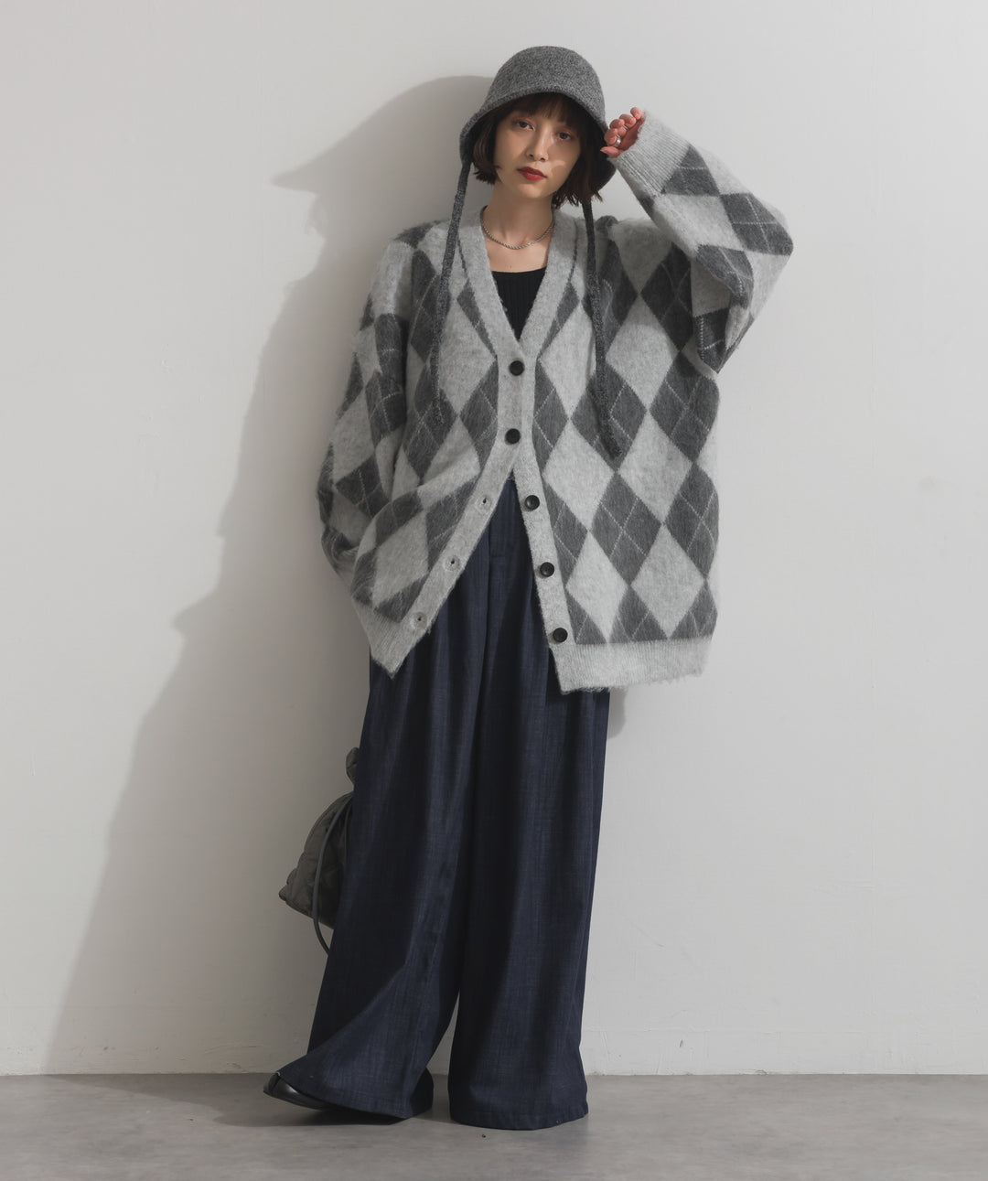 ニットボンネットハット