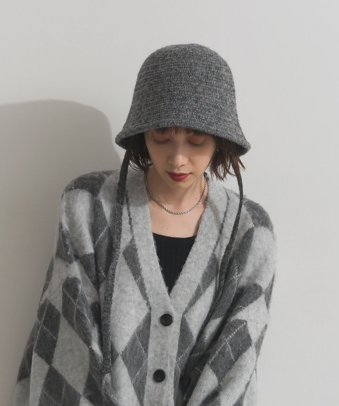 ニットボンネットハット