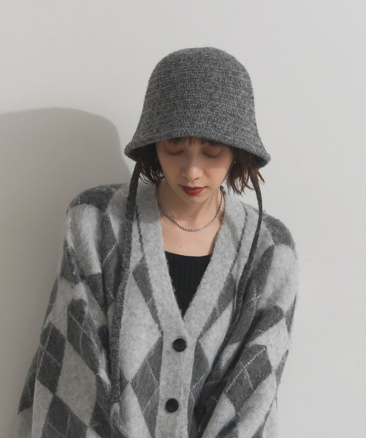 ニットボンネットハット