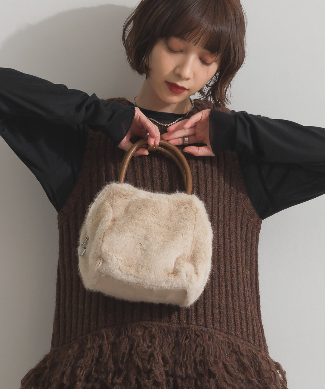 2WAYファーバッグ