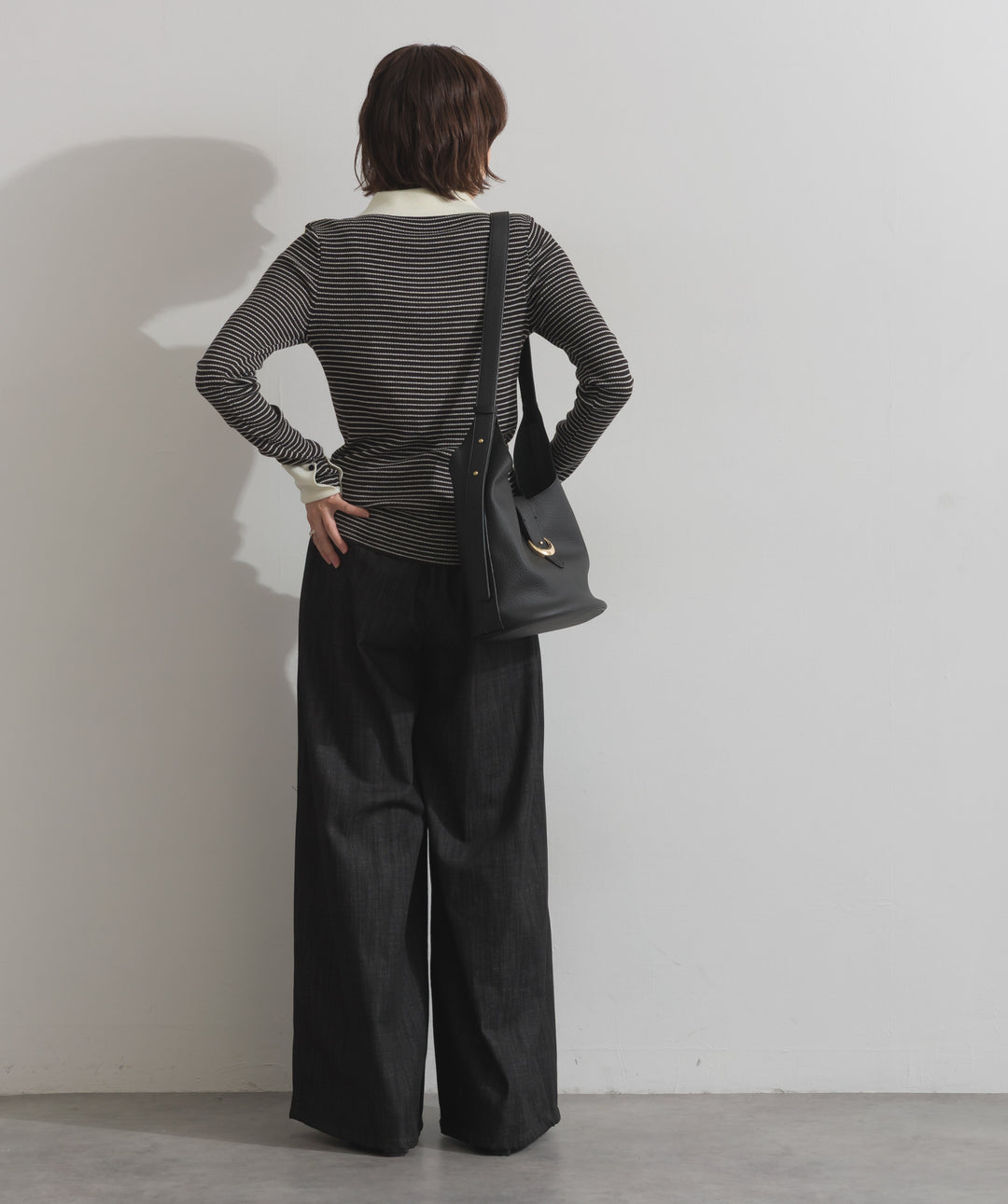 2WAYリングデザインレザーバッグ