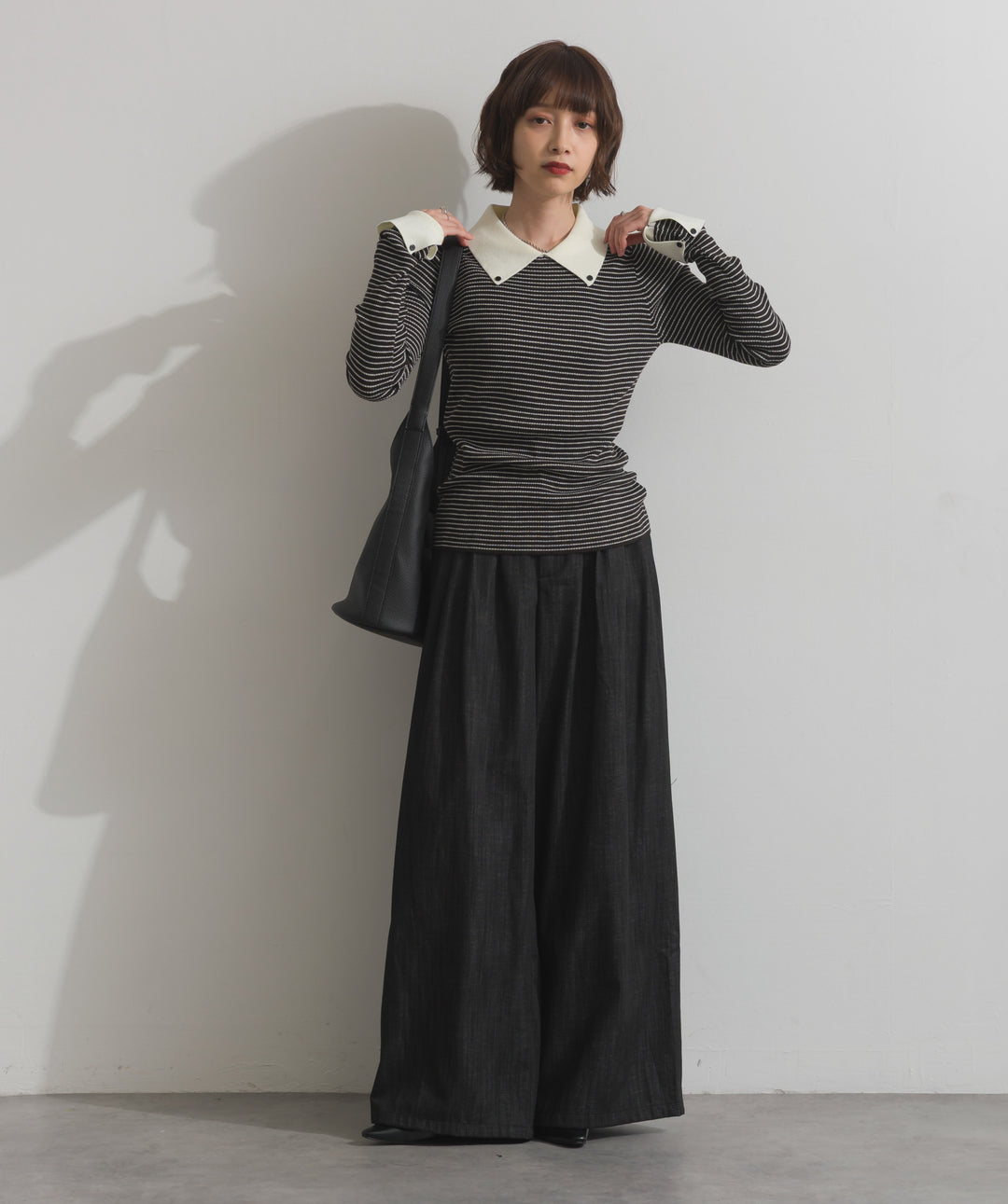 2WAYリングデザインレザーバッグ