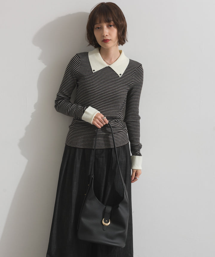 2WAYリングデザインレザーバッグ