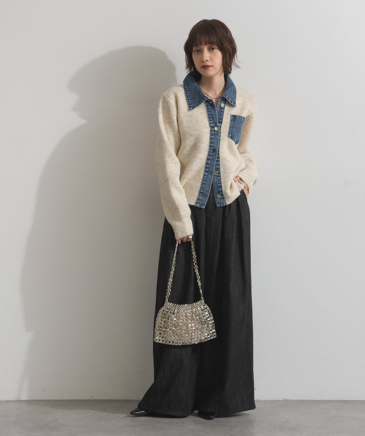 メタルメッシュチェーンバッグ