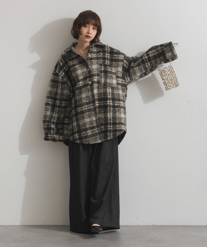 ウエストデザインワイドパンツ