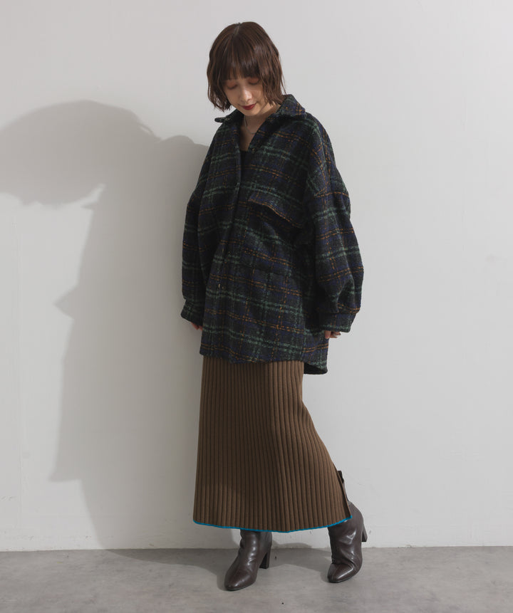 ブークレチェックシャツジャケット