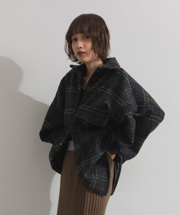 ブークレチェックシャツジャケット