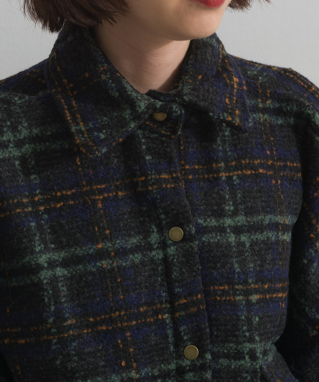 ブークレチェックシャツジャケット