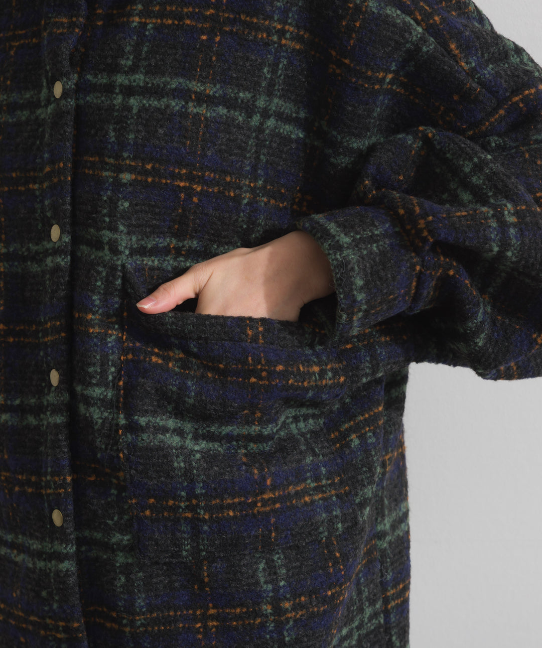 ブークレチェックシャツジャケット