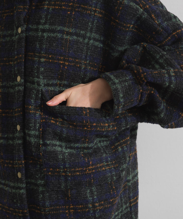 ブークレチェックシャツジャケット