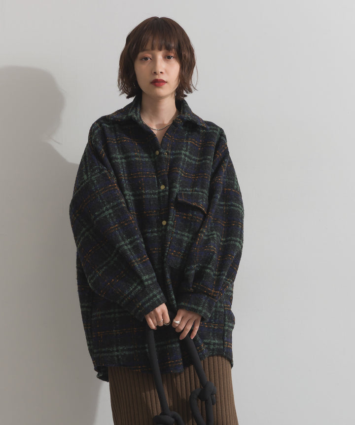 ブークレチェックシャツジャケット