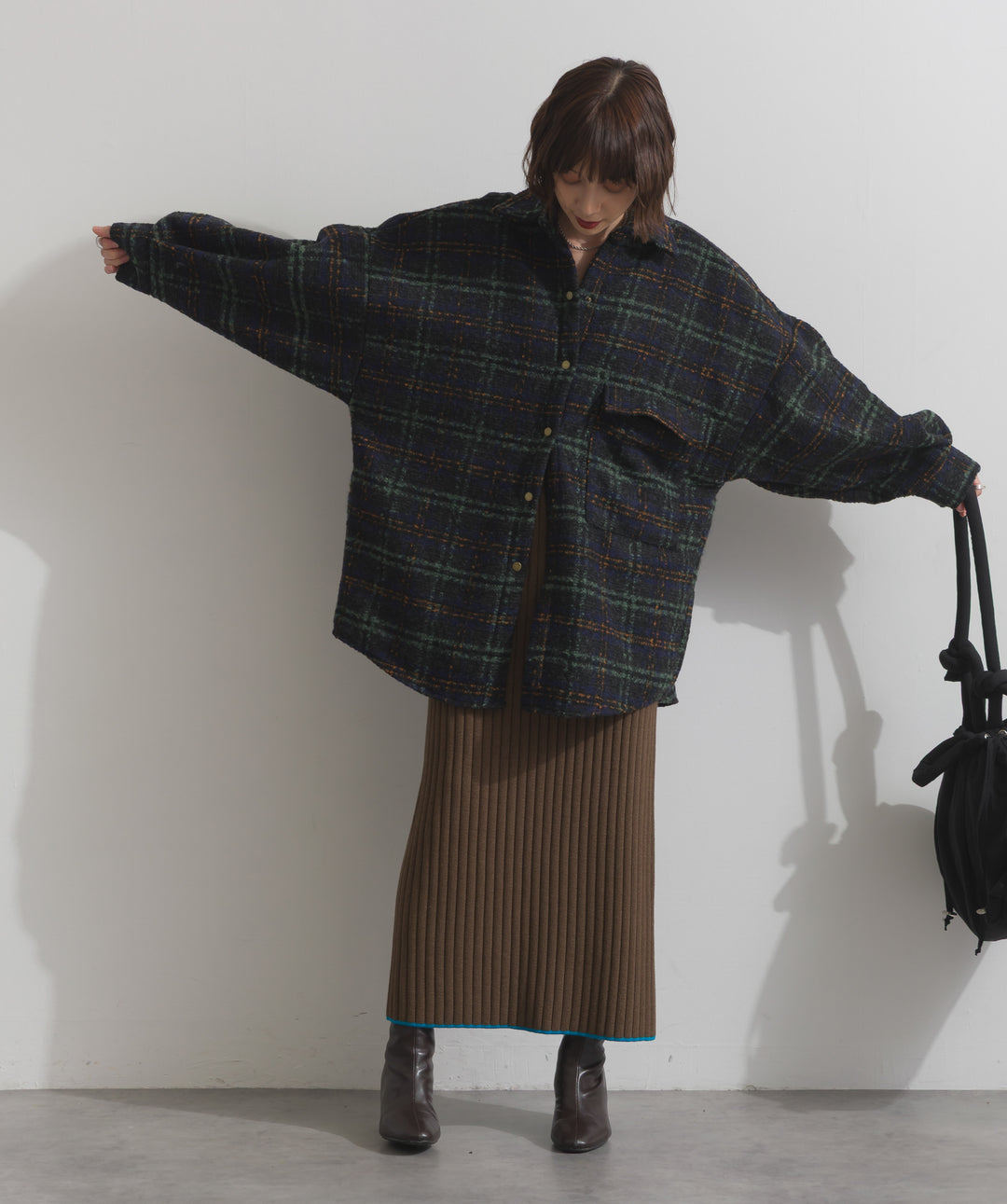 ブークレチェックシャツジャケット