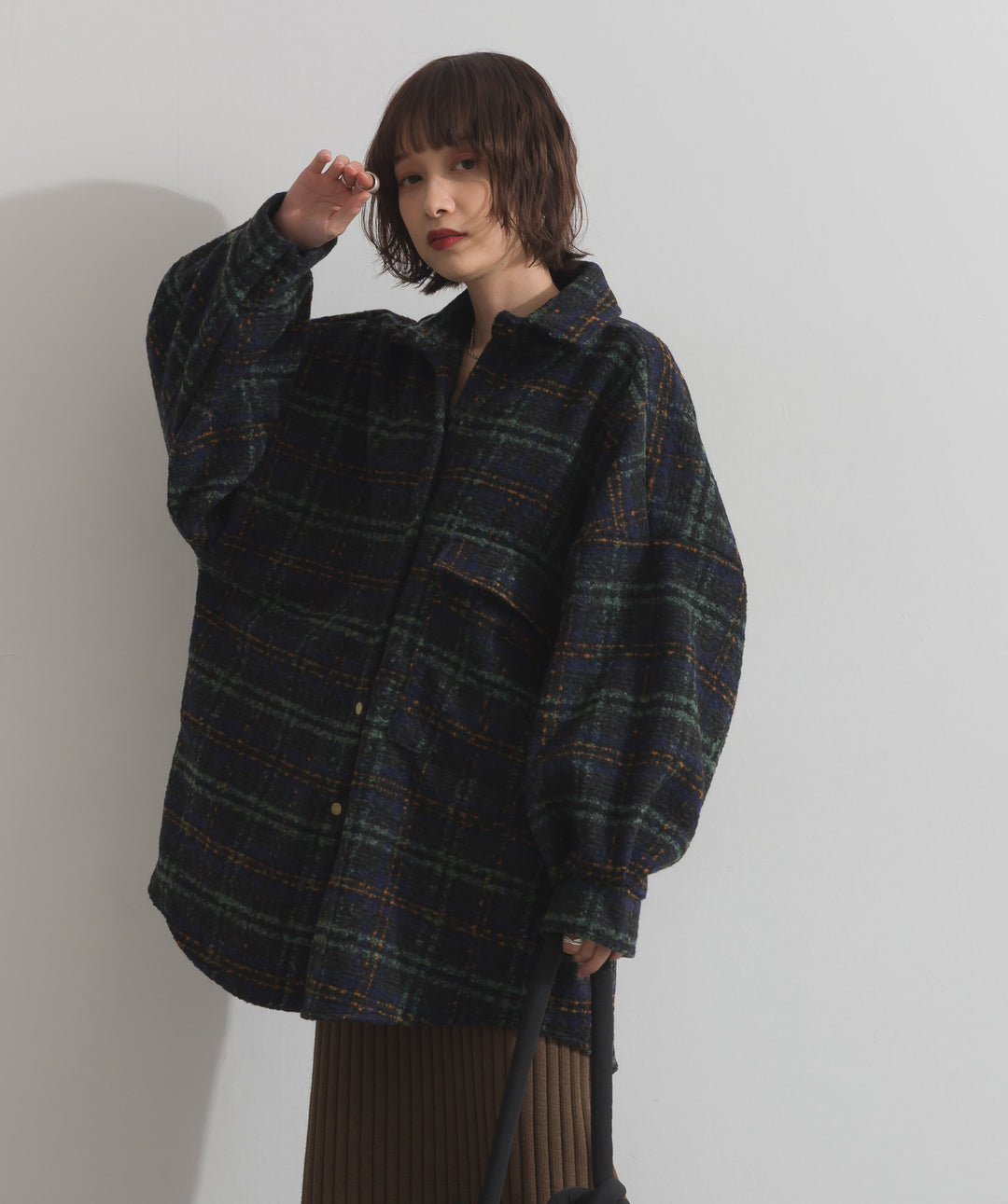 ブークレチェックシャツジャケット