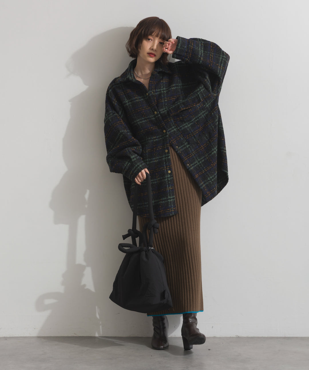 ブークレチェックシャツジャケット