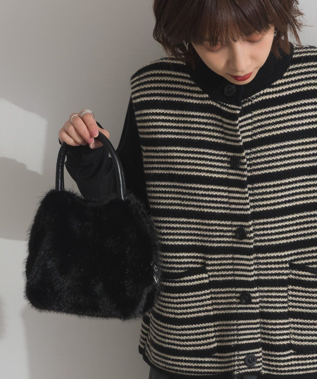 2WAYファーバッグ