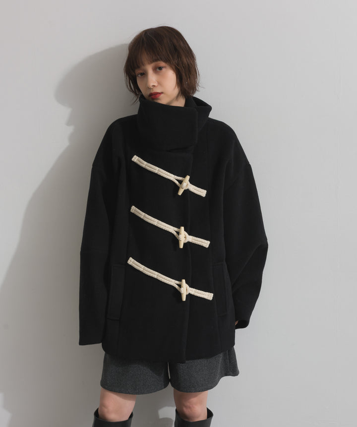 スタンドカラーダッフルコート