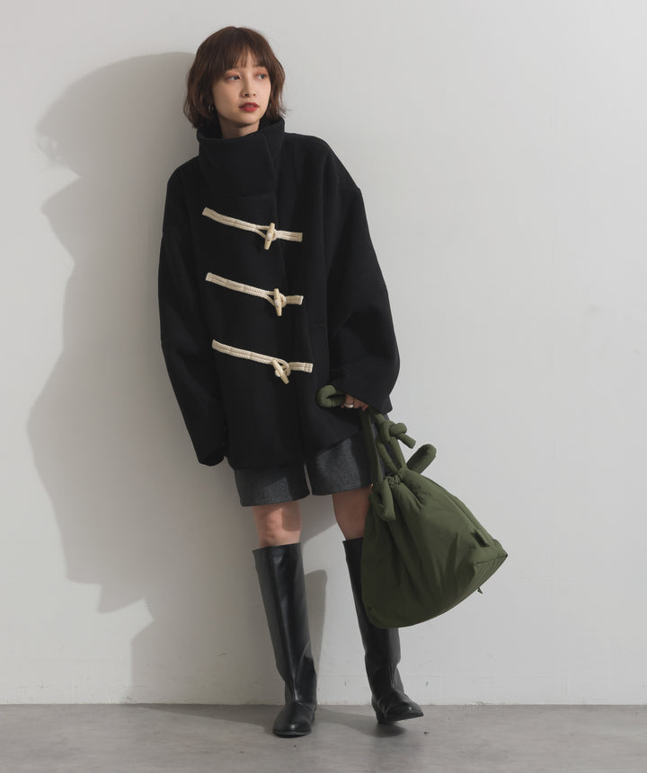 スタンドカラーダッフルコート