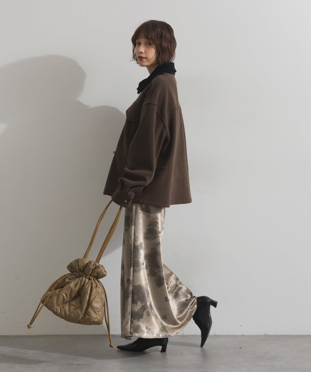 キルティングショルダーバッグ