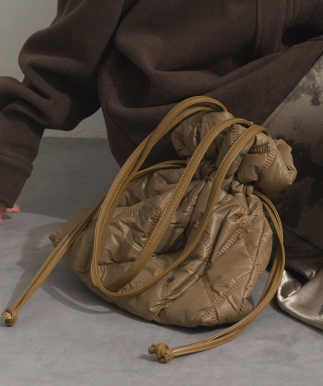 キルティングショルダーバッグ