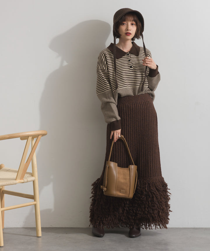 ニットボンネットハット