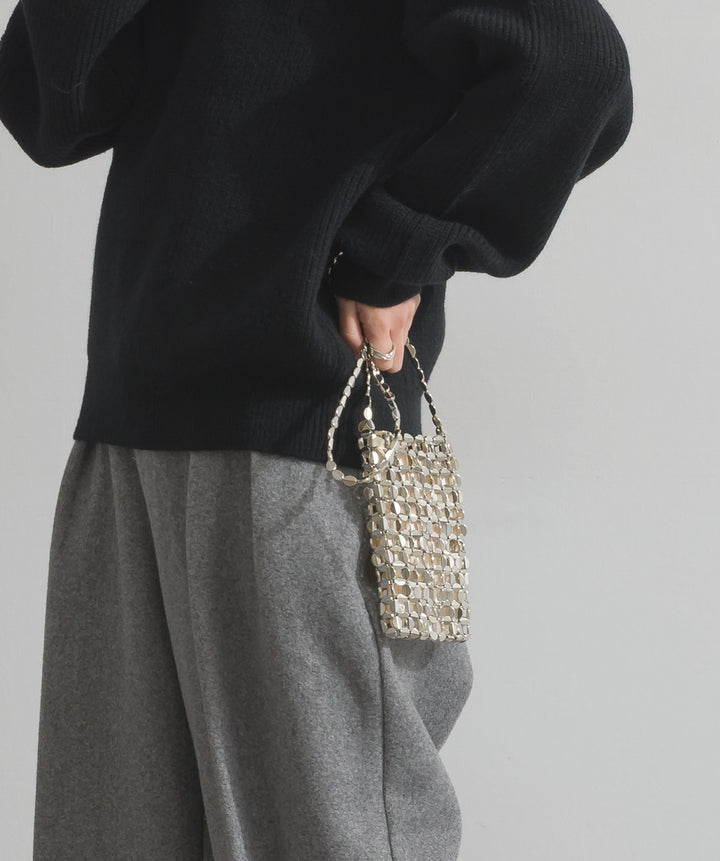 メタルメッシュミニショルダー