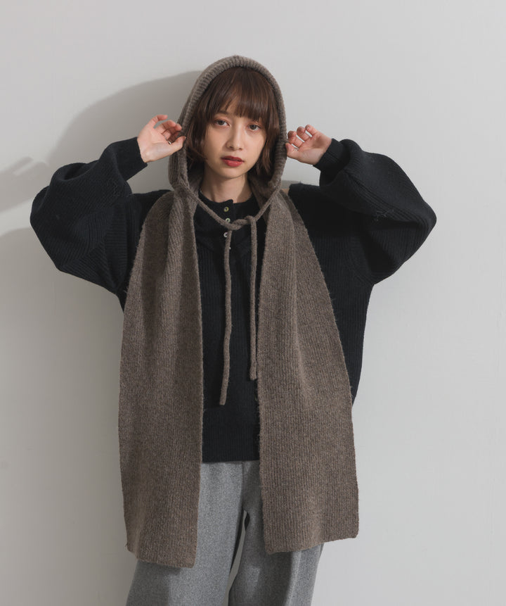 タンクレイヤード風肩開きプルオーバー