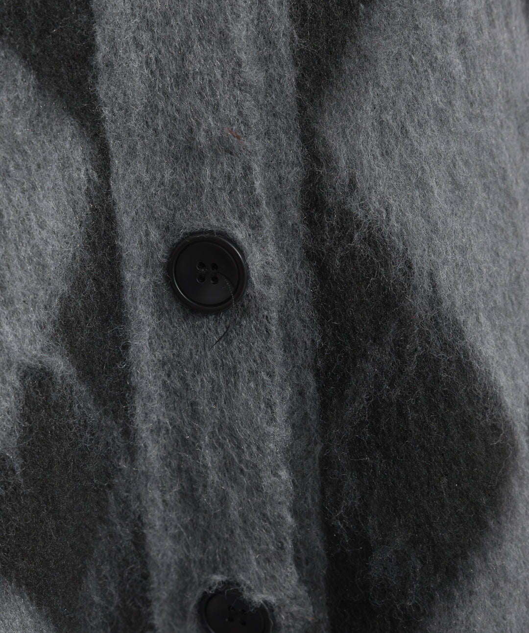 シャギーアーガイルVネックカーディガン