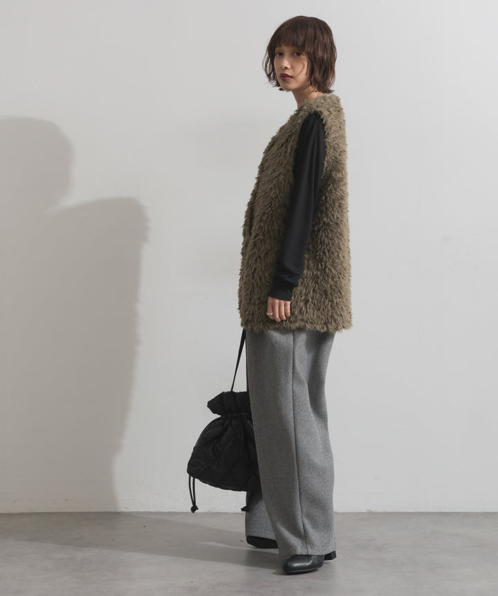 シャギーボアファーベスト