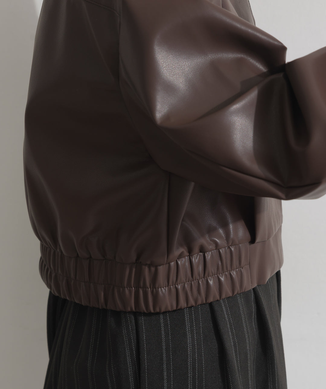 襟付きブルゾン