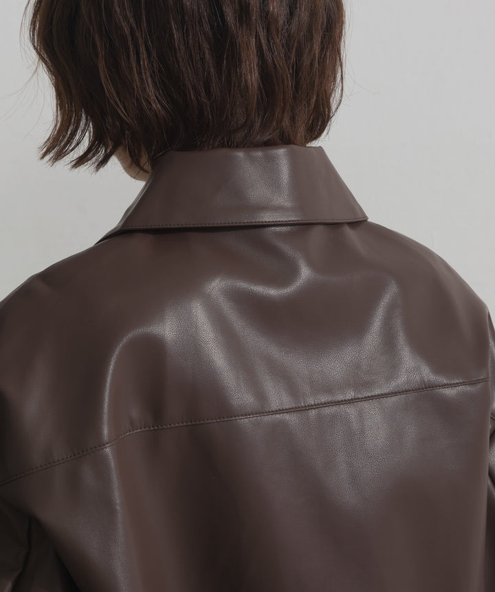 襟付きブルゾン