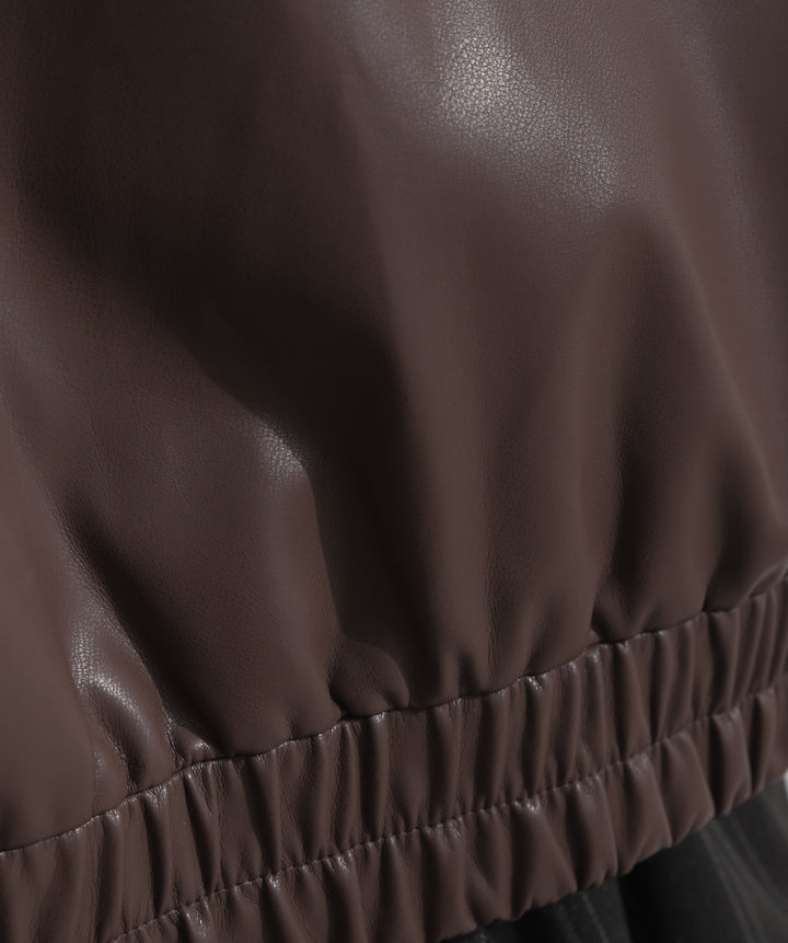 襟付きブルゾン