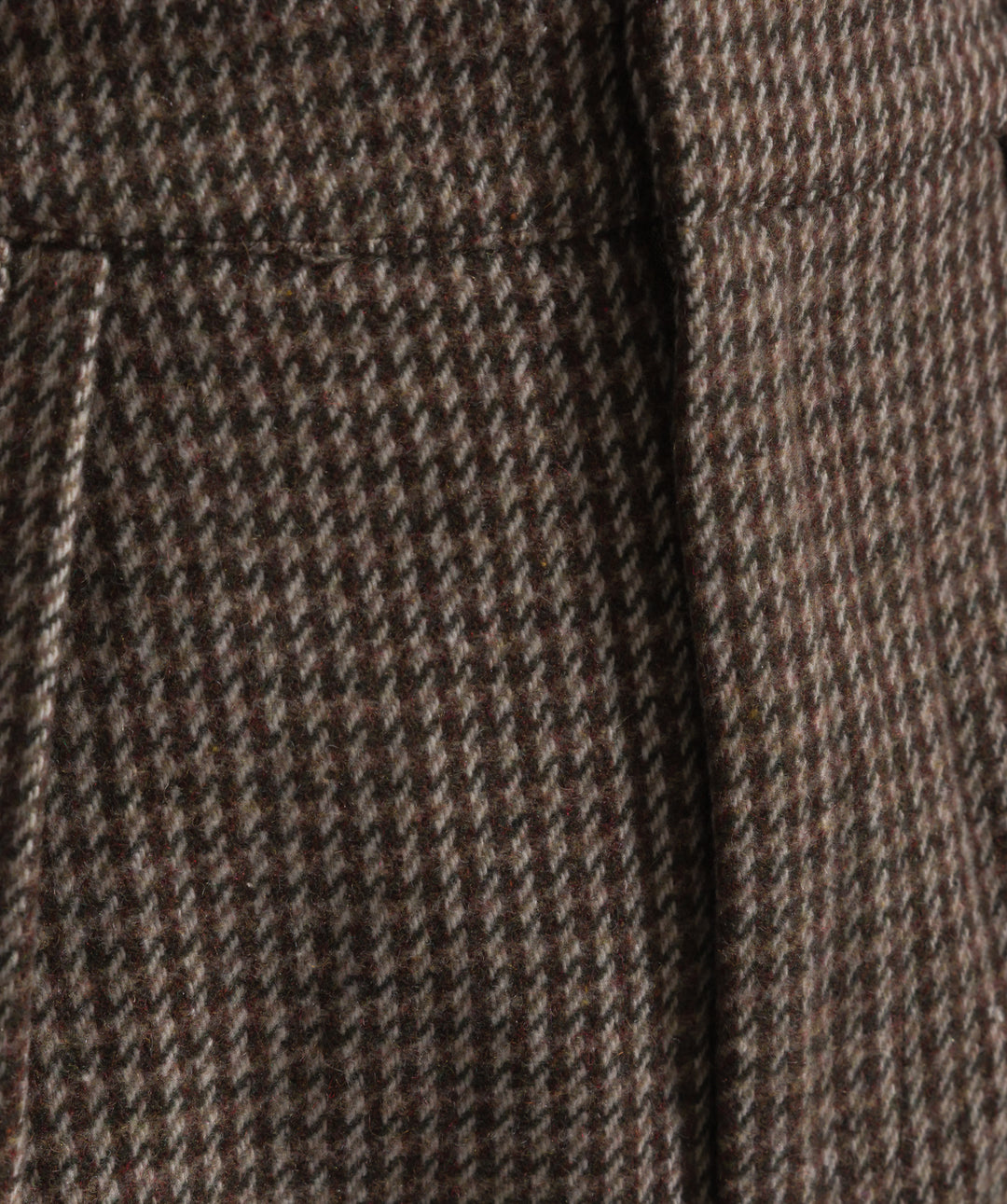 千鳥柄タックトラウザーズパンツ