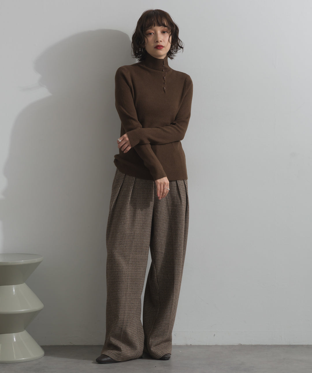 ハイネックニット