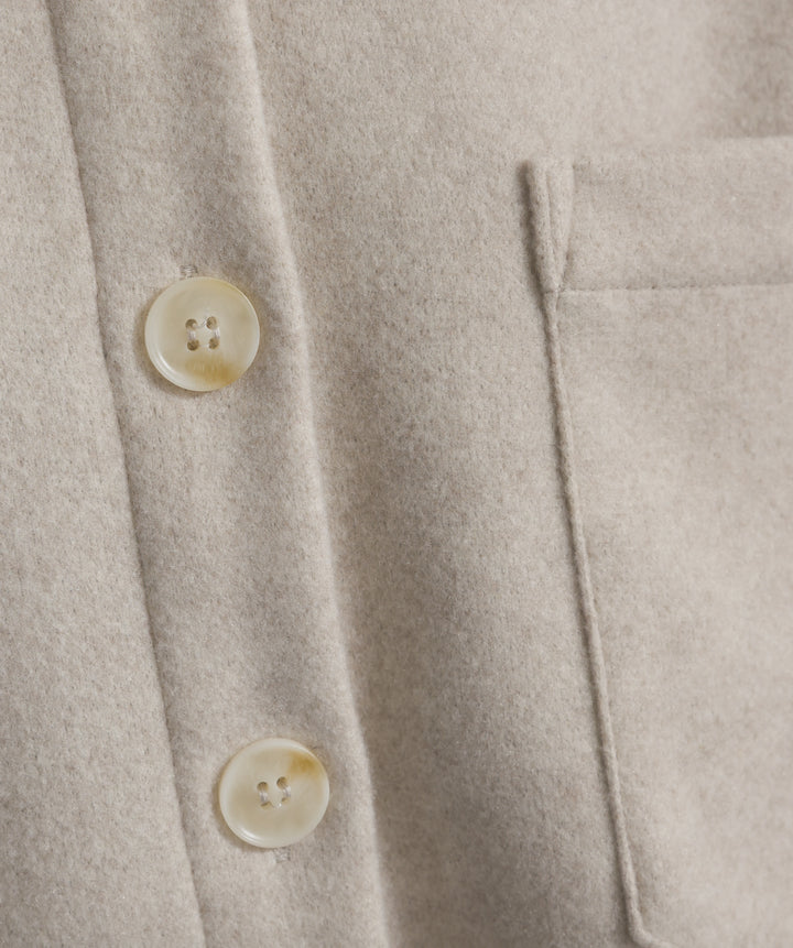 ウールライクワイドシャツJK