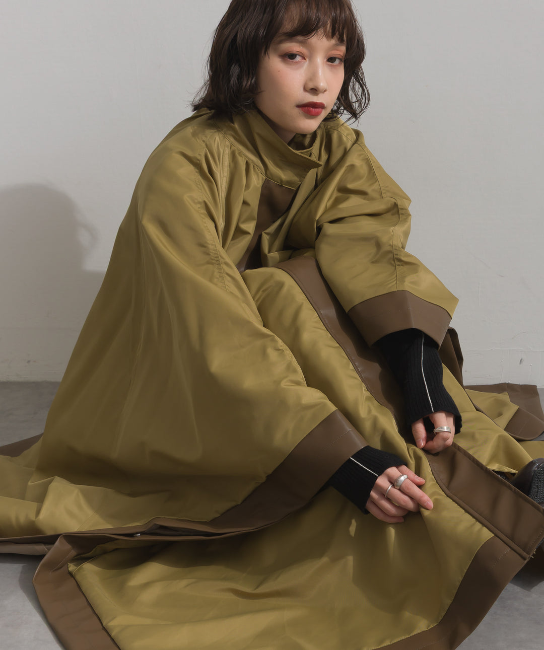 ポンチョコート