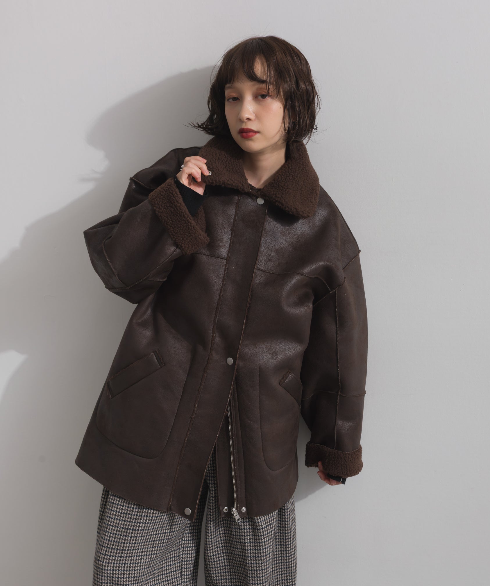 リバーシブルムートンコート – OandI