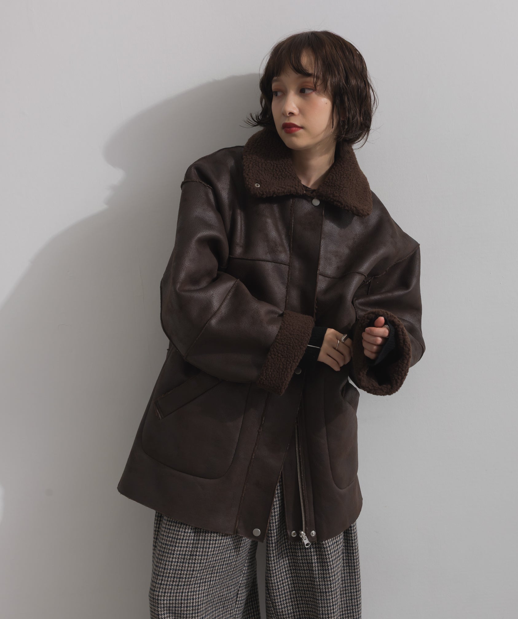 リバーシブルムートンコート – OandI