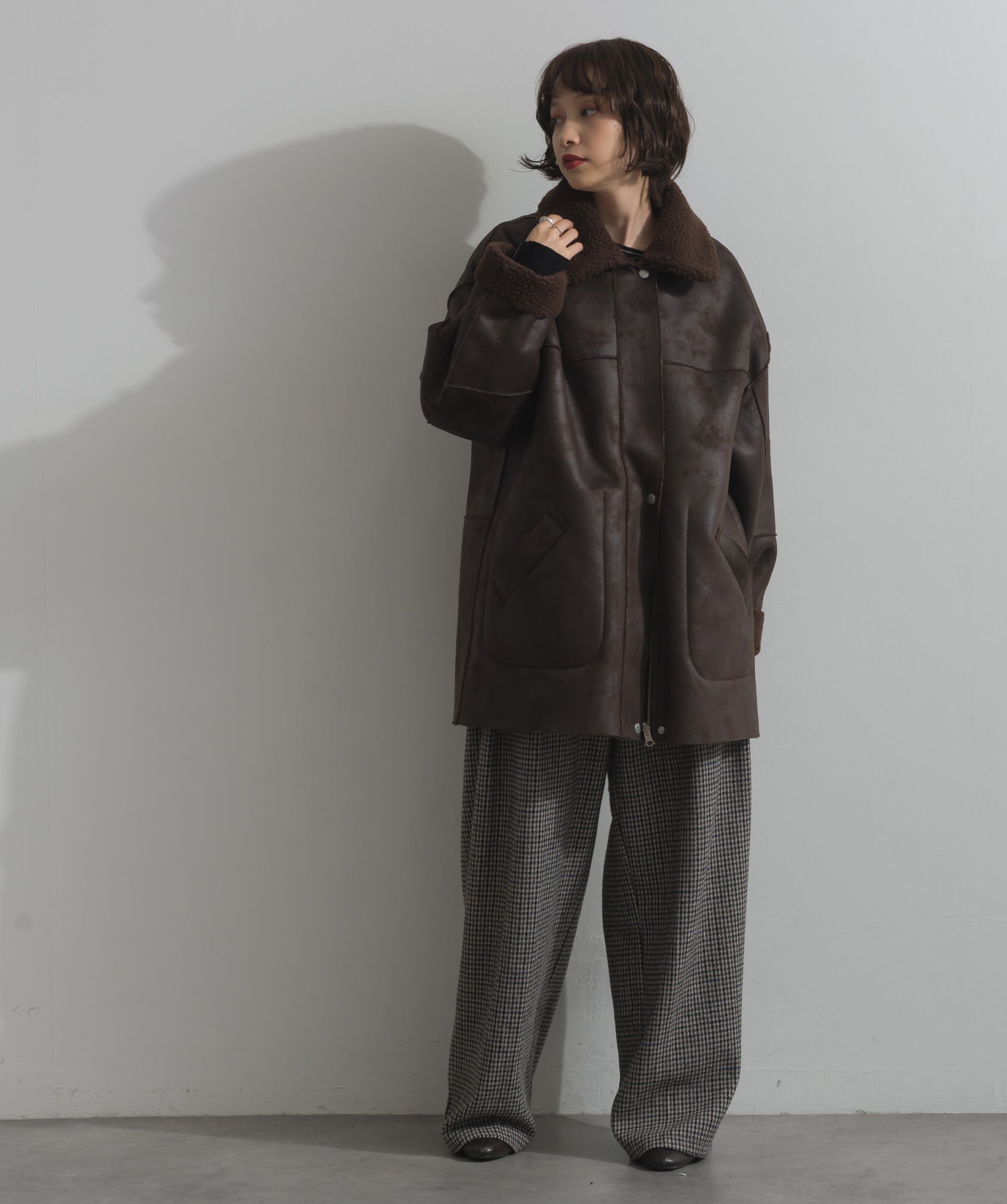 リバーシブルムートンコート – OandI