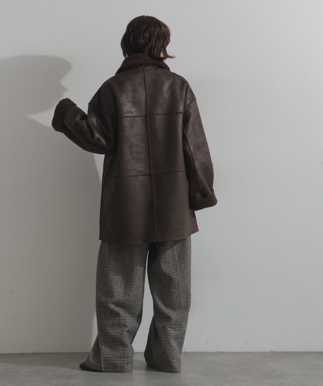 リバーシブルムートンコート