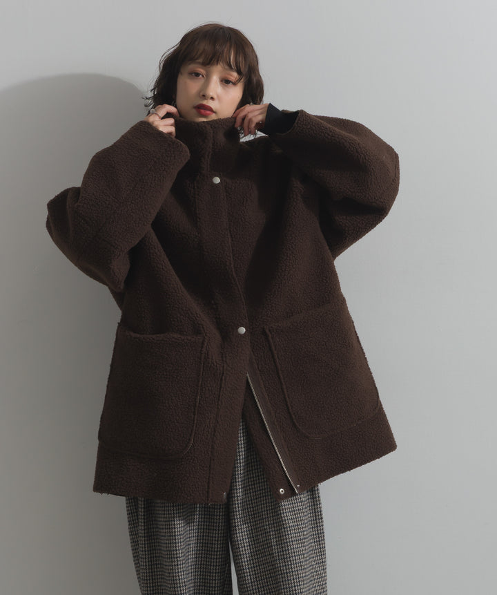 リバーシブルムートンコート