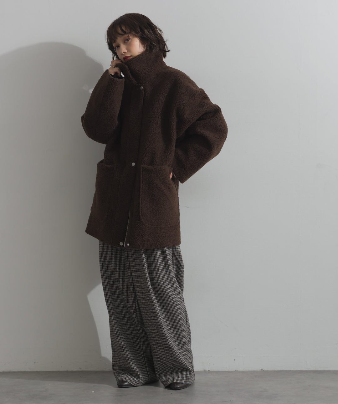 リバーシブルムートンコート