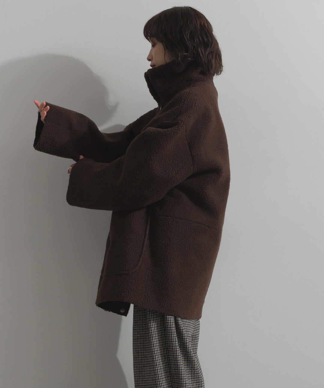 リバーシブルムートンコート